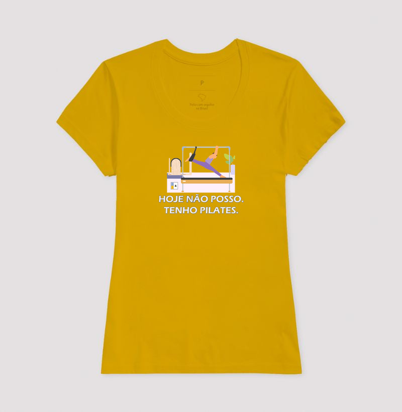 Camiseta Não Posso, Tenho Pilates