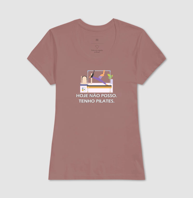 Camiseta Não Posso, Tenho Pilates